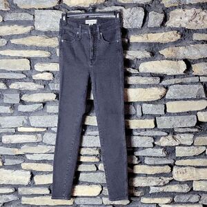 Madewell Women's Black High Rise  Skinny Jeans Size 25
